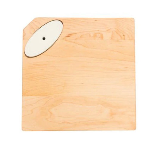 nora fleming Maple Cheese Board