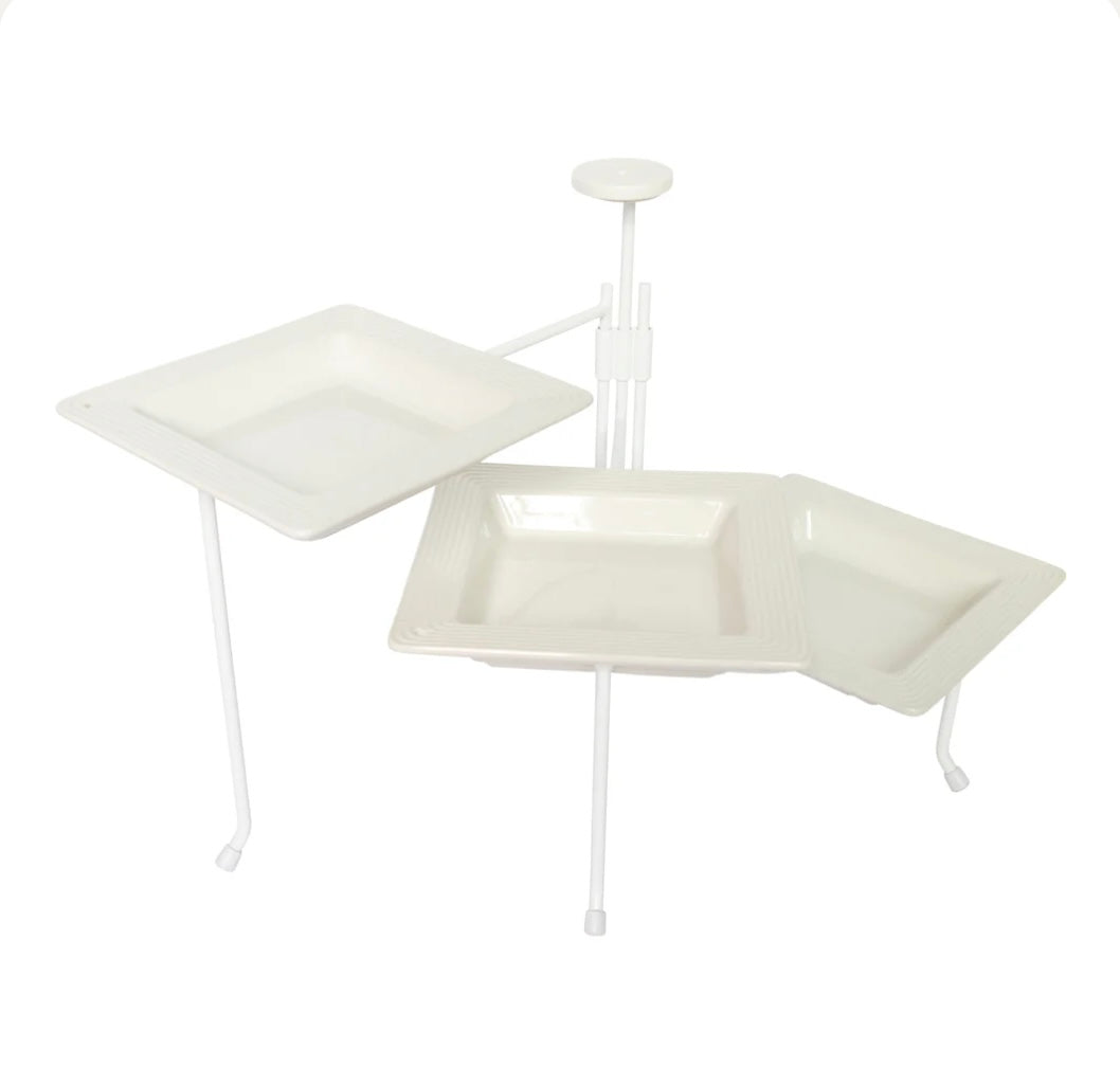 nora fleming Triple Tier Stand (Square)