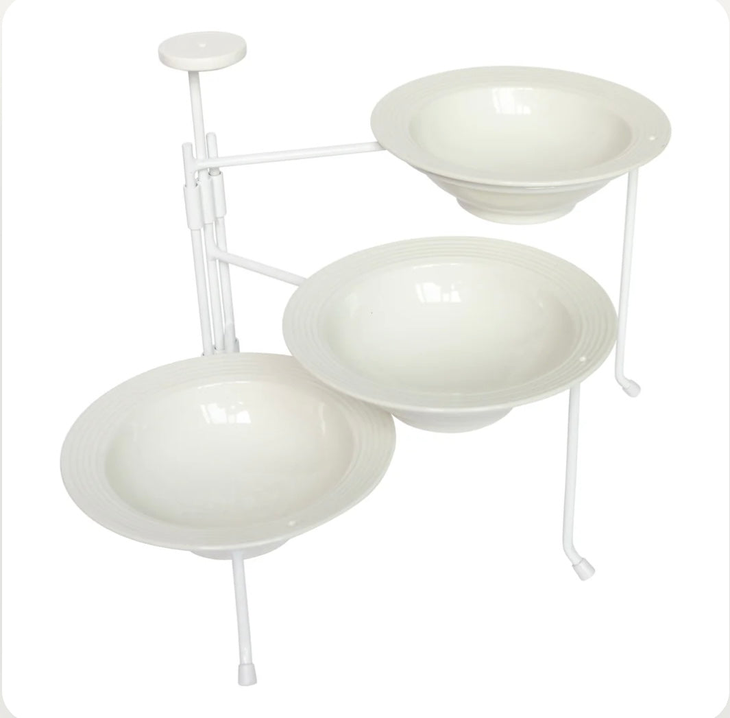 nora fleming Triple Tier Stand (Round)