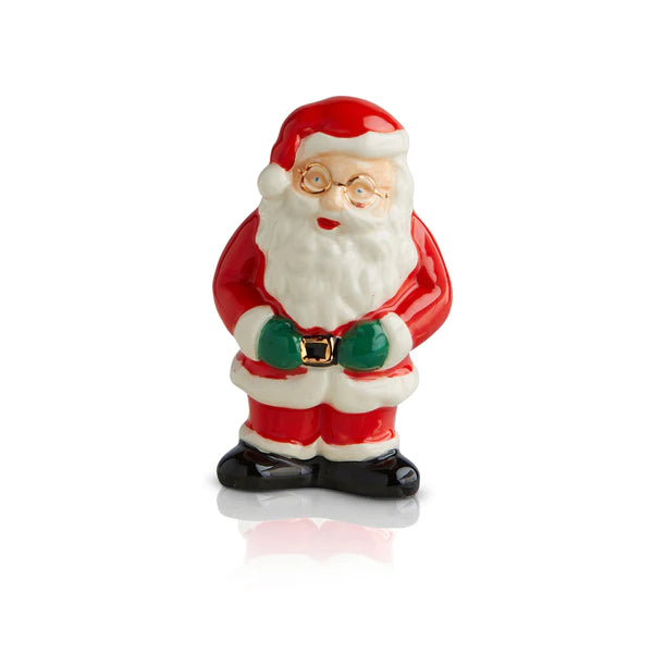 nora fleming Father Christmas Mini