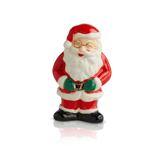 nora fleming Father Christmas Mini