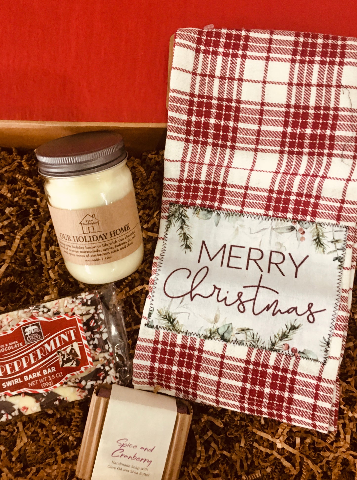 “Holiday Home” Gift Basket (Gift Box if being shipped)