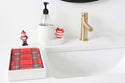 nora fleming Melamine Guest Towel Holder Stripes