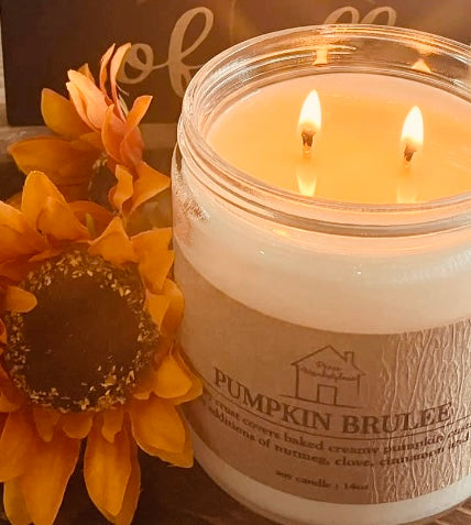 Peace Marketplace “Bonfire Gathering" 100% Soy Candle (available in 2 sizes)