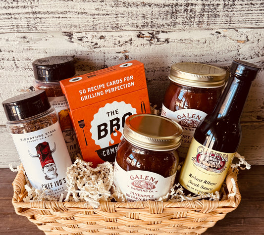 "Grillin & Chillin" Gift Basket (Gift Box if being shipped)