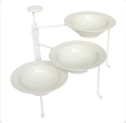 nora fleming Triple Tier Stand (Round)