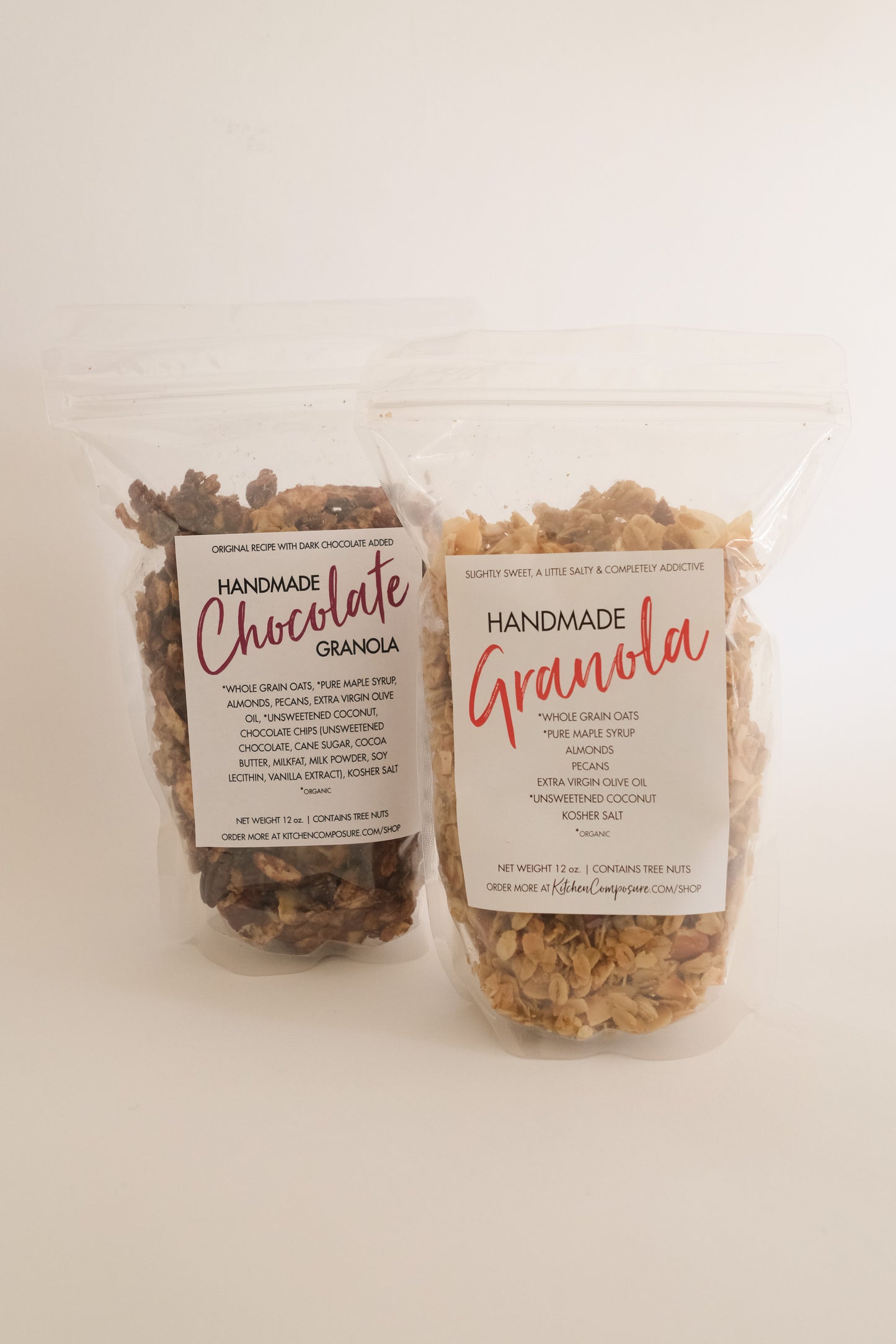 Kitchen Composure Handmade Granola 12oz (available in 2 flavors)
