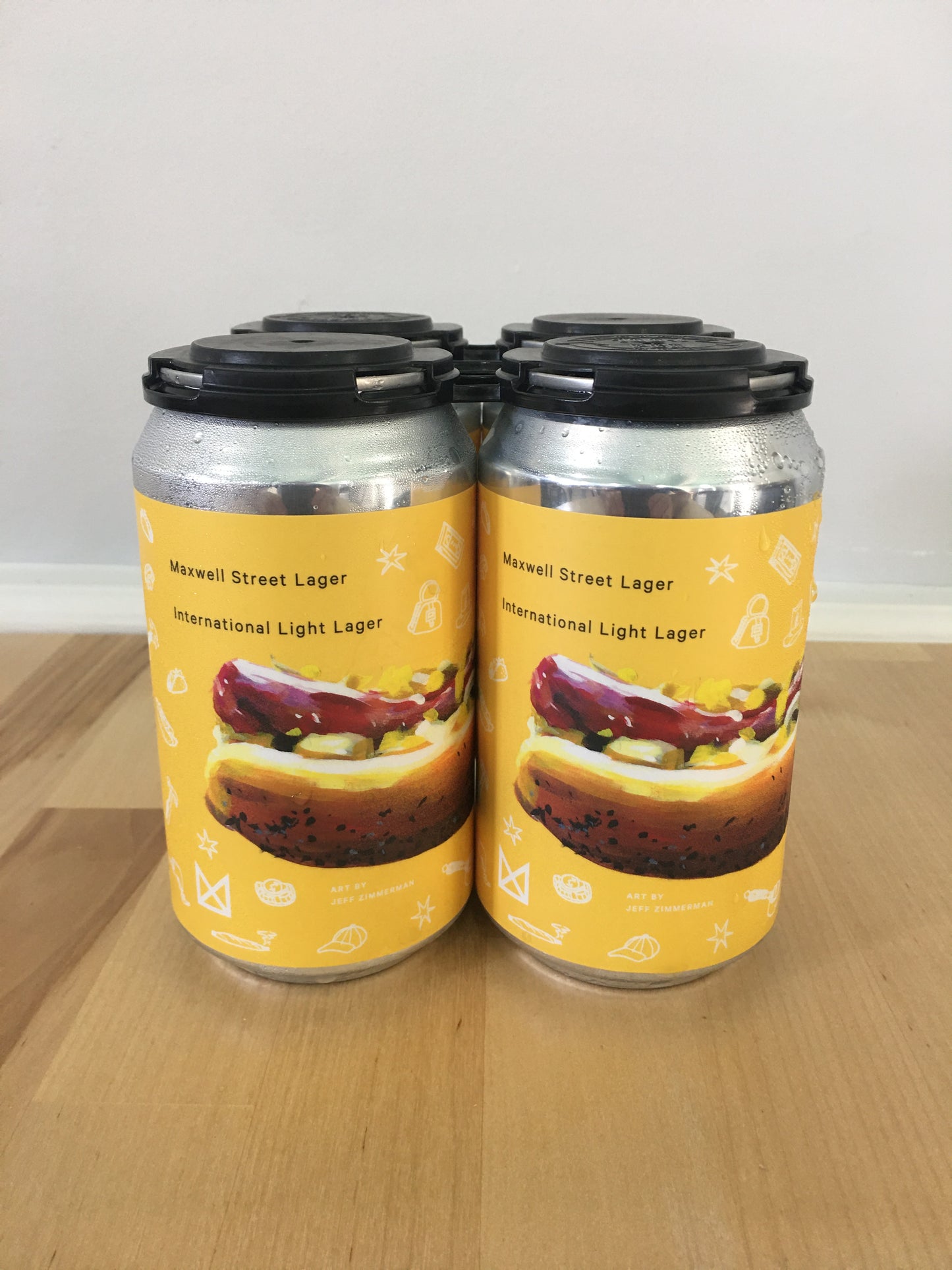 Marz Brewing Maxwell Street Market Lager 4 pack 12oz Cans (Available for local delivery only.  Must be 21 or over with valid ID upon delivery.)