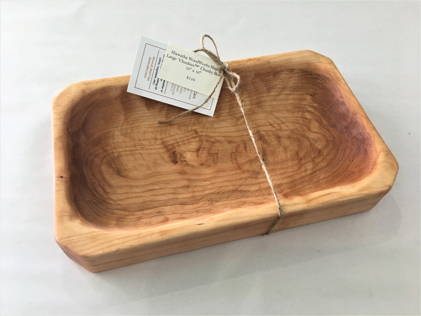 Hiawatha WoodWorks Maple Large “Chunkies™” Chunky Bowl 10" x 16"